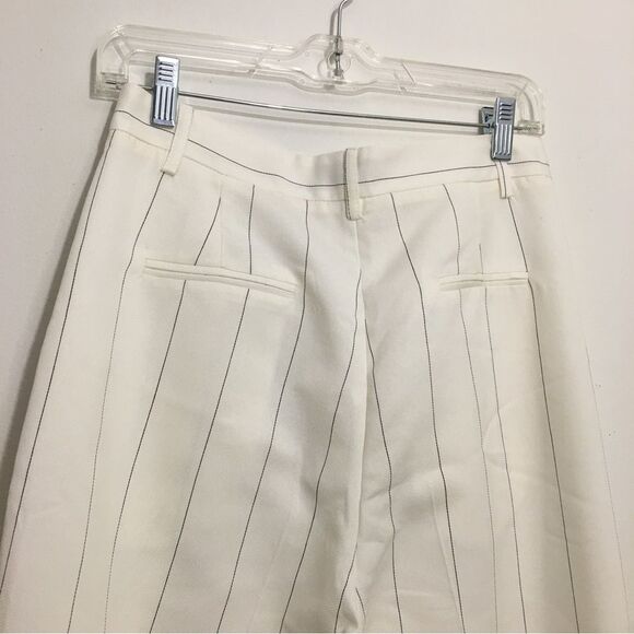 NWT Dixie Woman’s High Waist Drop Crotch Pinstriped Pants: Size: M Tall - Picture 5 of 11
